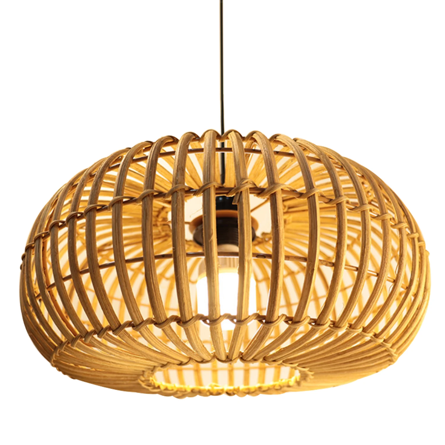 Vintage Water lotus chandelier warm light indoor lighting E27/E26 bulbs pendant lamp with sea grass