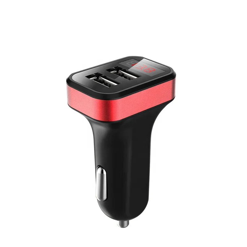 
Cheapest Universal 5V 3.1A 2 Ports Dual USB Car Charger With LCD Screen LED Voltage Display For Nokia 