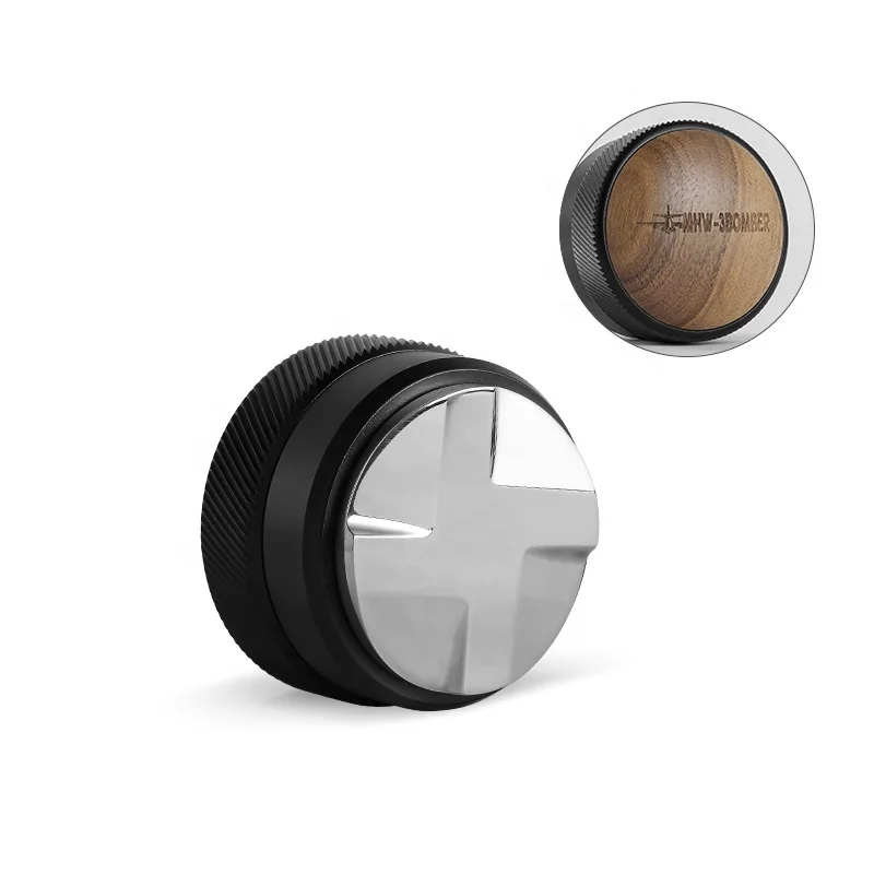 Factory Price Best Sale Coffee Maker Accessories MHW-3BOMBER Natural Wood Stainless Steel Macaron Series Coffee distributor