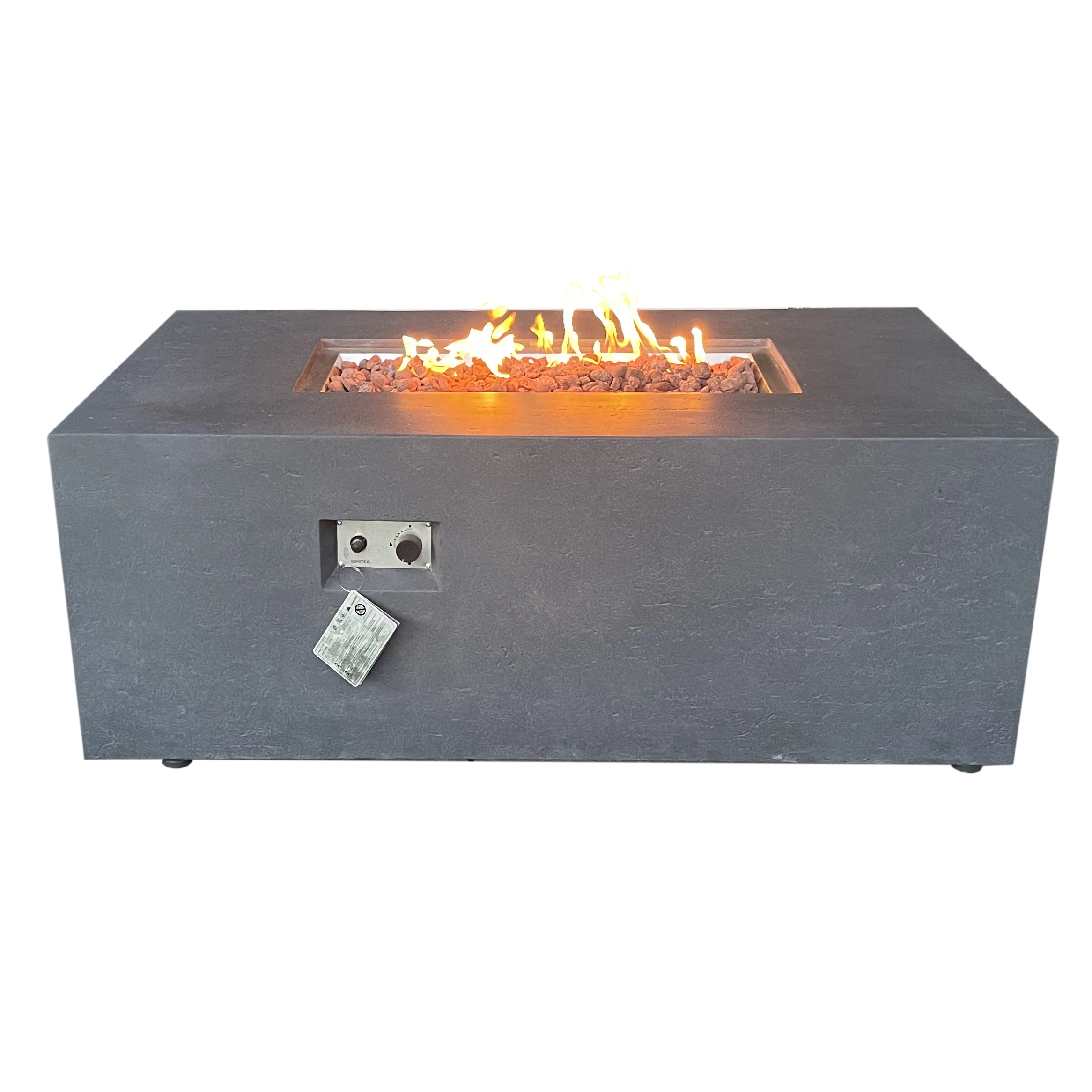 Home Decoration LPG Concrete Big Size Outdoor Patio Heater Natural Gas Fire Pit Table