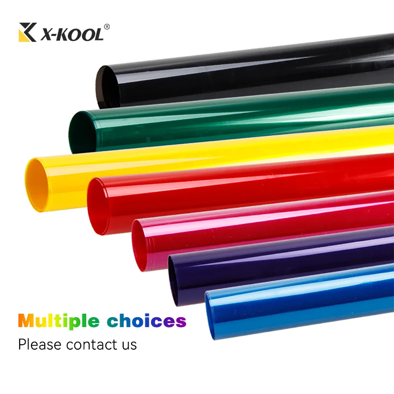 Цветная самоклеящаяся устойчивая цветная ПЭТ-пленка OEM/ODM размером 1 52*30 м декоративная Тонировочная пленка для окон домашнего/художественного стекла комнаты