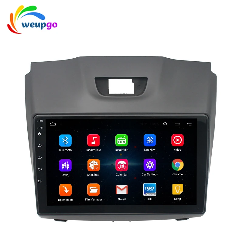 Newest 9inch car radio android dvd player for isuzu dmax in car video stereo cd player media audio BT gps navigation sale