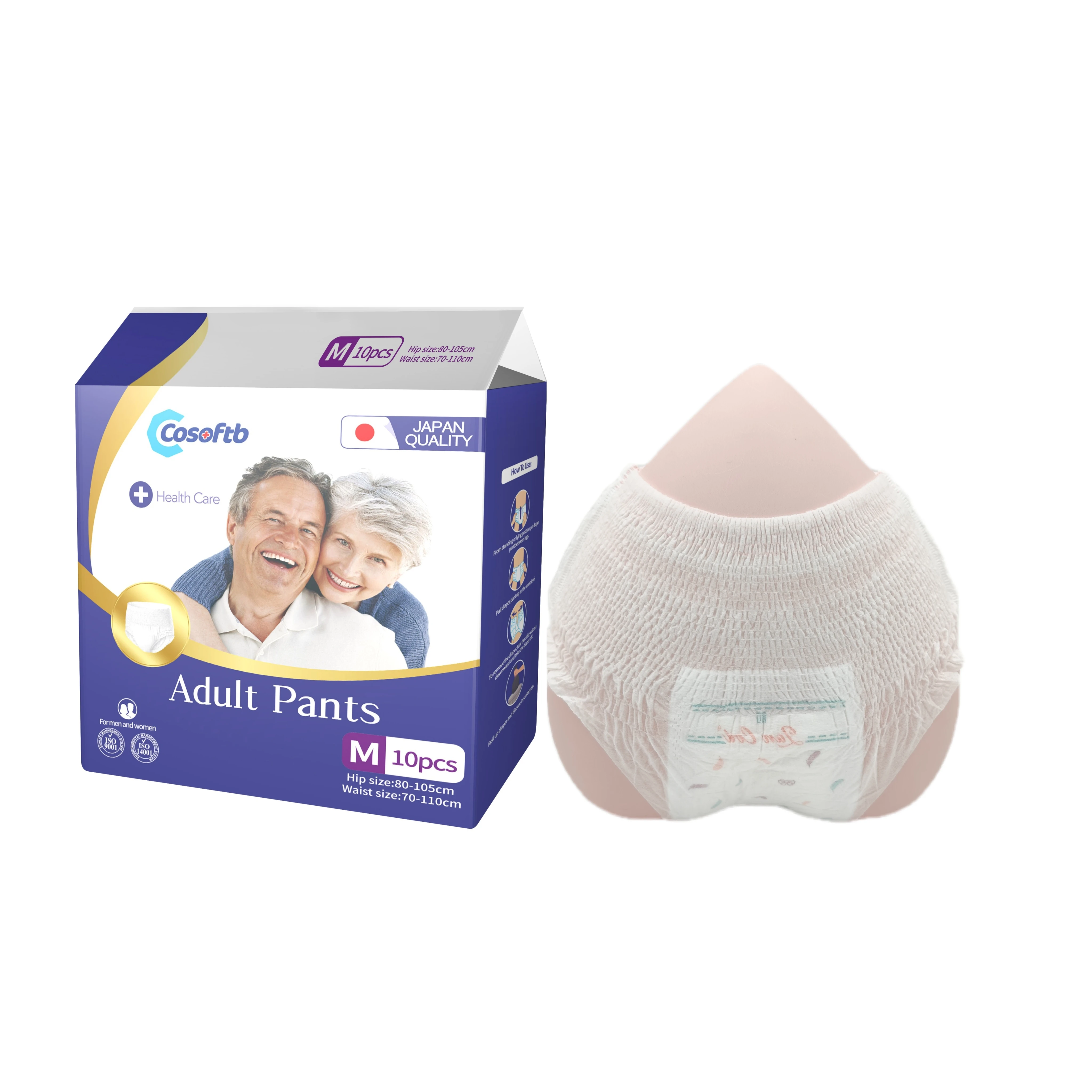 Medical level WHOLESALE Unisex INSOFTB High absorption adult diaper Colorful adult diapers disposable adult pants