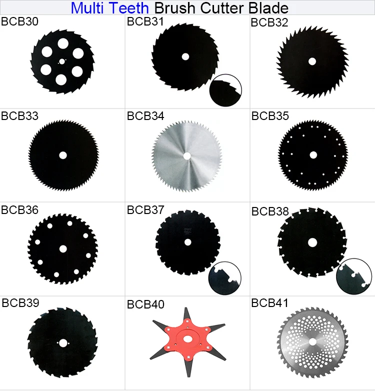 2T триммер для травы из углеродистой стали, лезвие для стрижки травы-BCB01