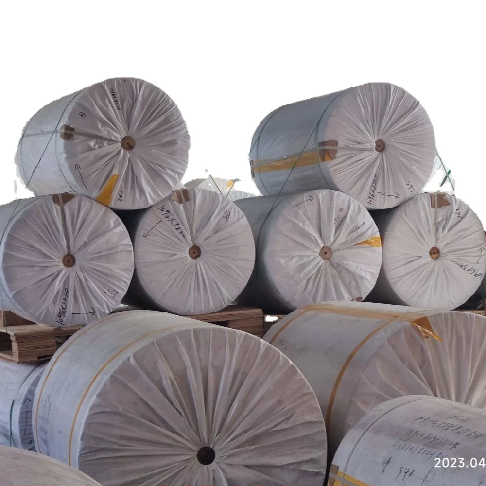 85gsm 120gsm Silicone Coated Giant Roll Glassine Release Paper Custom Logo