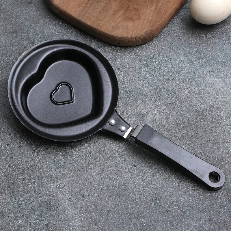 Hot Sale  Kitchen Fry Pan Nonstick Pan Coating Metal Cartoon Pancake Frying Pan With Plastic Handle