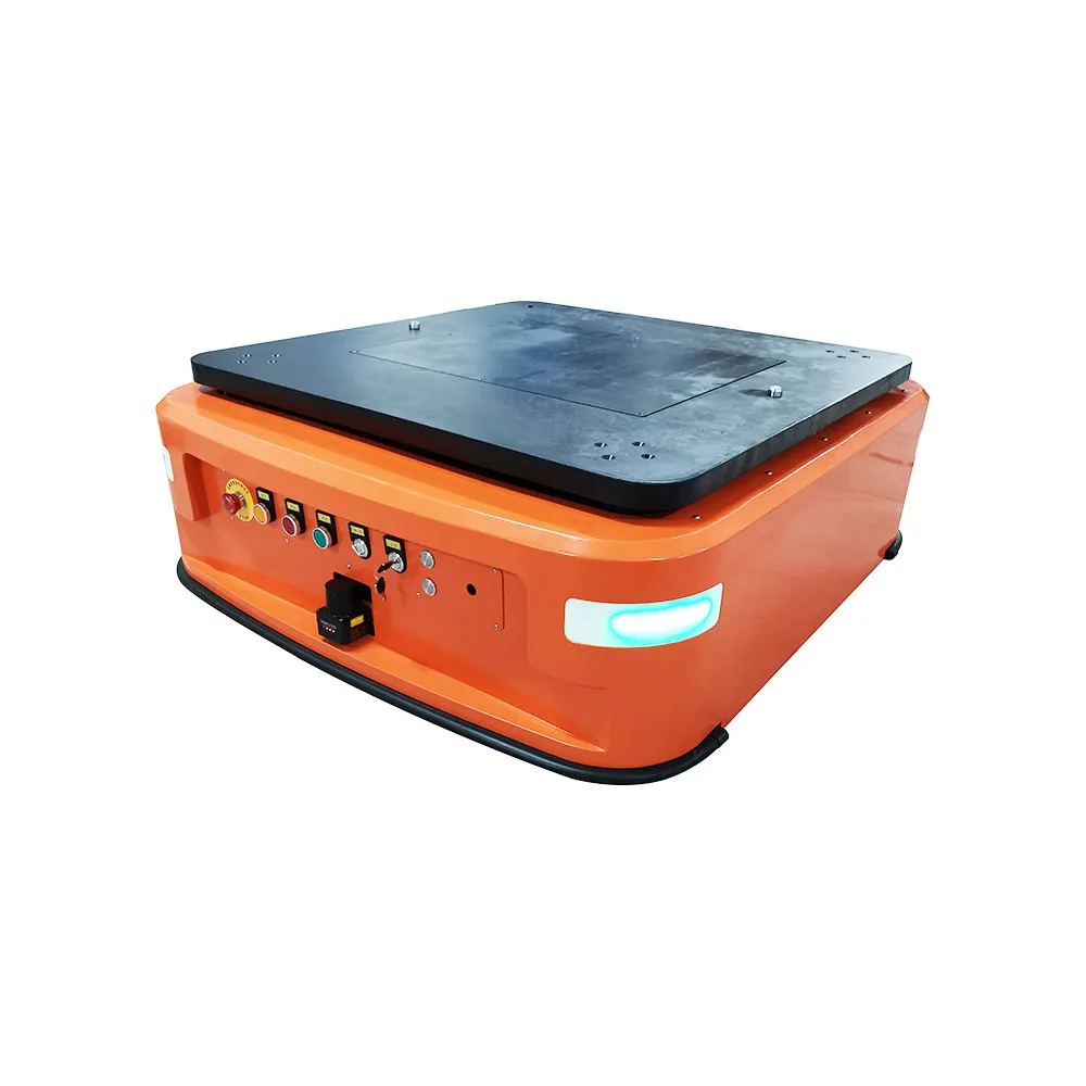 Warehouse 48V 50Ah Magnetic Navigation AGV Robot with Jacking Device for Industrial Application