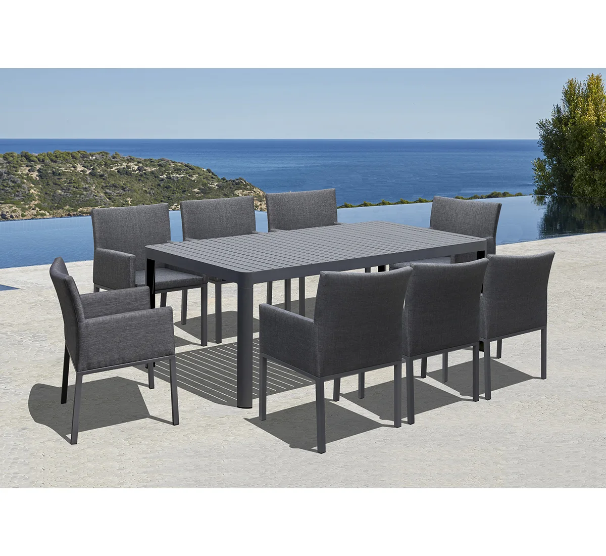 CT02951 Customized garden table and chairs set  outdoor  furniture ceramic garden table set