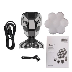 Hot sale 7D Shaver Electric Rechargeable Headshaver Waterproof Rotary Razor Beard Nose Hair Trimmer Electric Shaver for Men