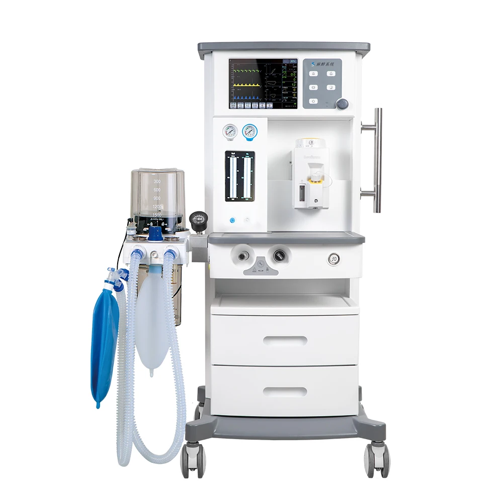 High Precision Animal Veterinary Anesthesia Machine Anesthesic Machine Vet with LCD touch screen