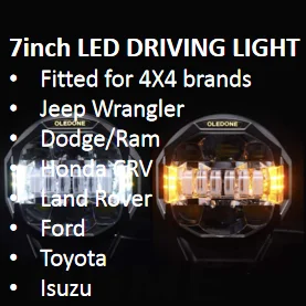 Oledone Новый Emark 7 дюймов круглый светодиодный внедорожный свет coledone 120 Вт 100 Вт осветительные системы для грузовиков аксессуары для грузовиков