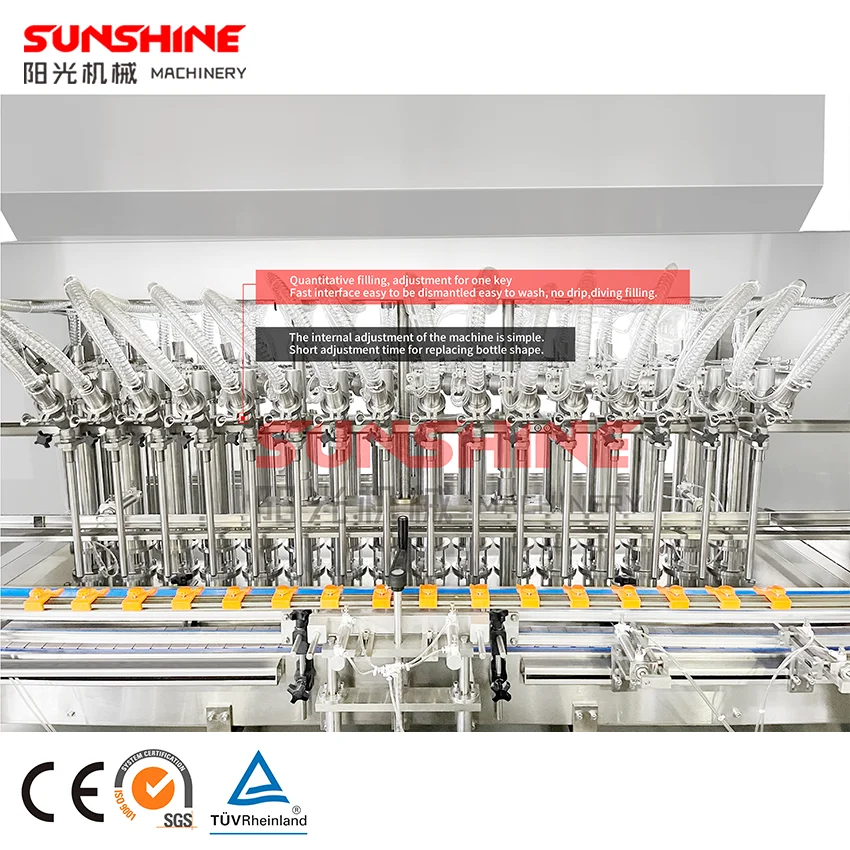 50-5000mL PET glass bottle food sesame sunflower oil cooking edible oil filling packing production line