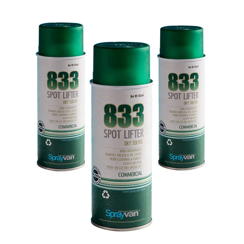 Spot lifter dry solvee 833# stain remover  eco-friendly China manufacturer