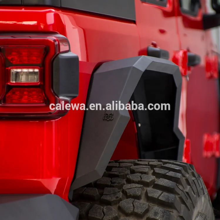 
2018 2019 Aluminum Fender Flare for Jeep Wrangler JL Accessories 