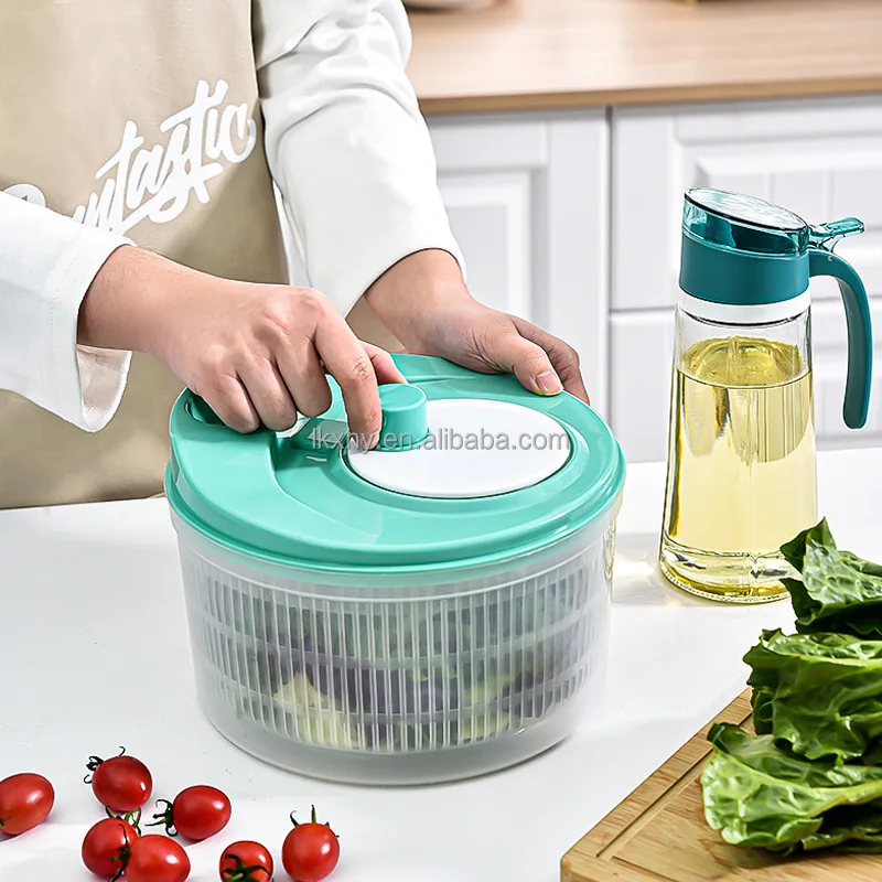 Salad Spinner Hand Operated Washing Colander Vegetables Dryer Hand Operated Washing Colander Salad Spinner
