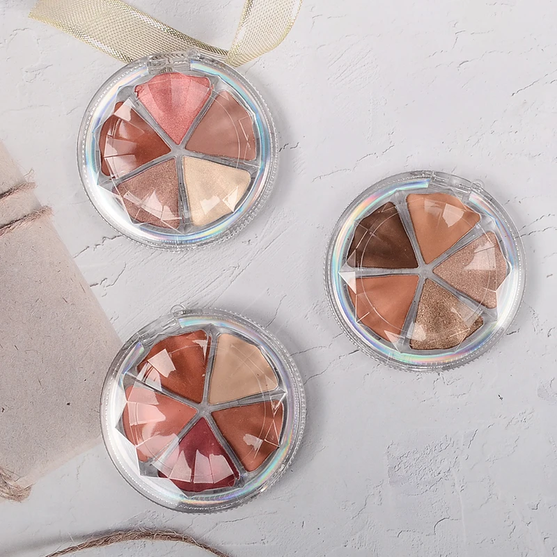 
Wholesale logo cometic make up tool eyes shadow private label cosmetics beauty glazed eyeshadow palette 