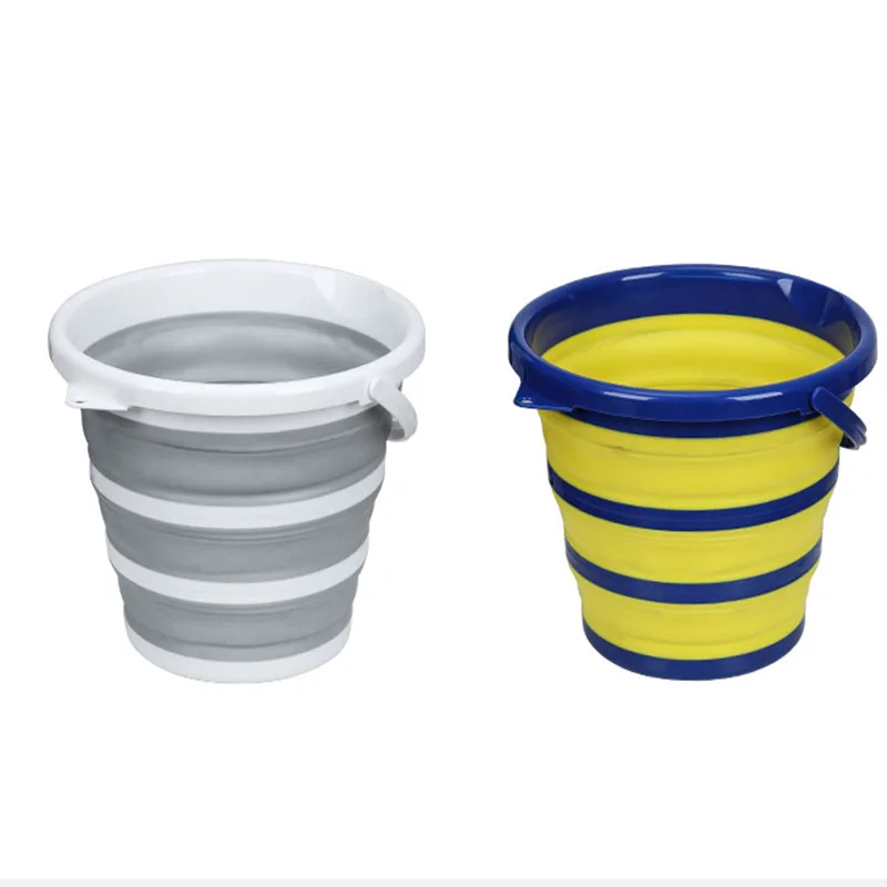 5L 10L Foldable Pail Portable Picnic Travel Outdoor Fishing Water Container Camping Folding Plastic Bucket