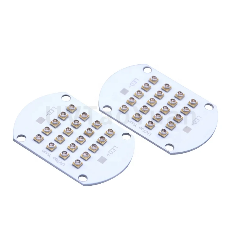 Высокая мощность 36 Вт UVC светодиодный массив 254nm 255nm 265nm 275nm 280nm глубокий Ультрафиолетовый светодиод SMD3535 60 градусов для системы отверждения Uvc COB