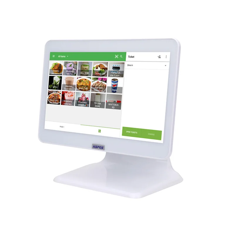 HSPOS 13,3 дюймов сенсорный экран Android POS системы кассовый аппарат с бесплатным программным обеспечением HS-C582