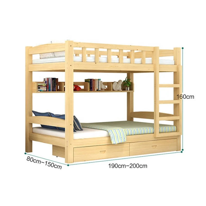Wholesale China Manufacturer OEM double bunk modern kids bed children beds adult and children