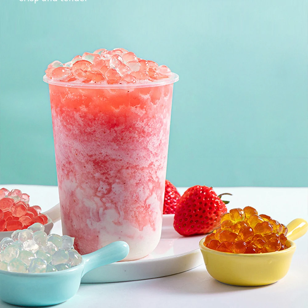 Daiyukai Edible Crispy Balls Bubble Tea Toppings Multi-flavoured Fruit Flesh Fruit Flavour Ingredients