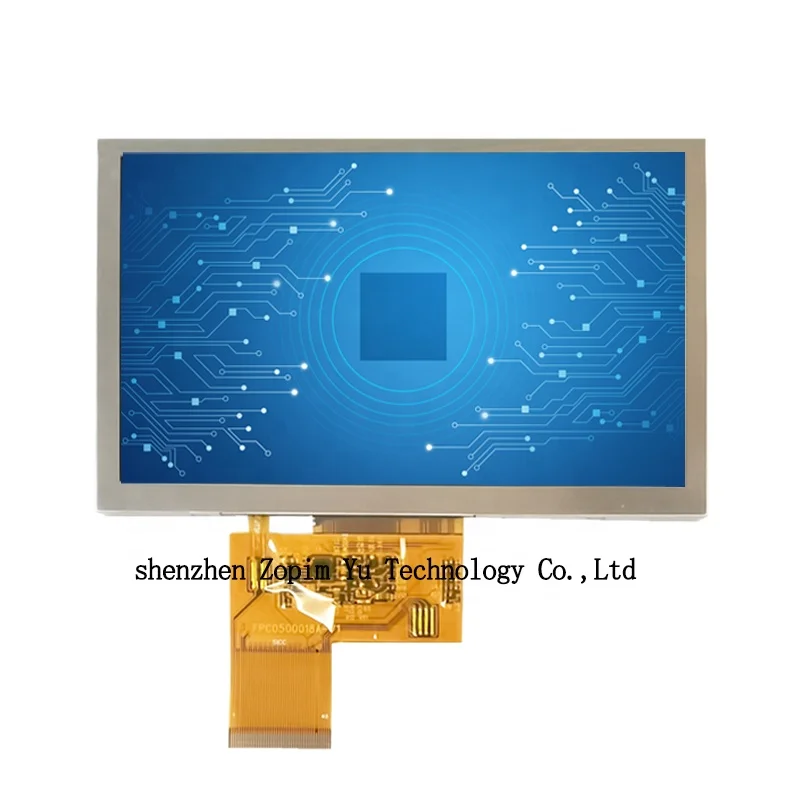 Factory OEM  800(RGB)*480 High Brightness Sunlight Readable 5Inch TFT LCD Display Touch Screen Modules Industrial  IPS LCD Panel