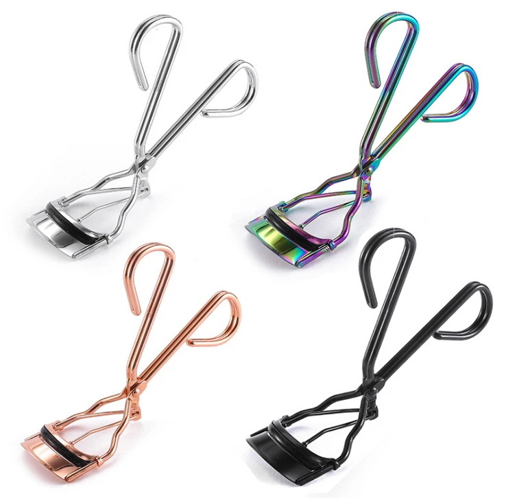 FOCSTAR  Stainless Steel  Black Silver Rose Gold Eyelash Applicator Eyelash Curler
