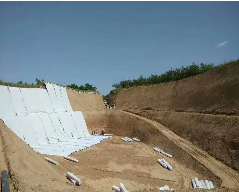 White Color and Sponbonded Polyester Material Nonwoven geotextiles