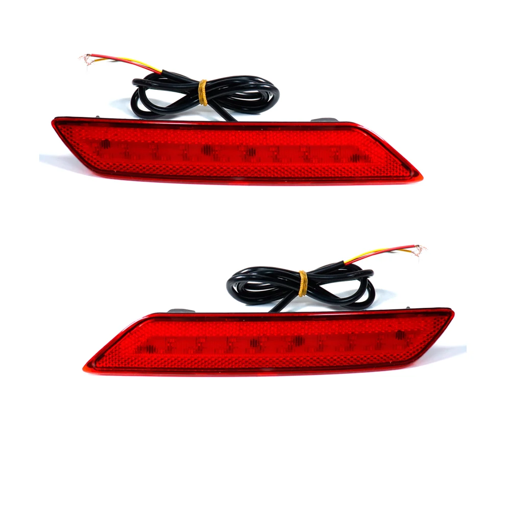 Мигающие светодиодные фонари Kaizen F1 для бампера для 2013-2015 Honda Civic Sedan, функция заднего хода, тормозных и задних противотуманных фар