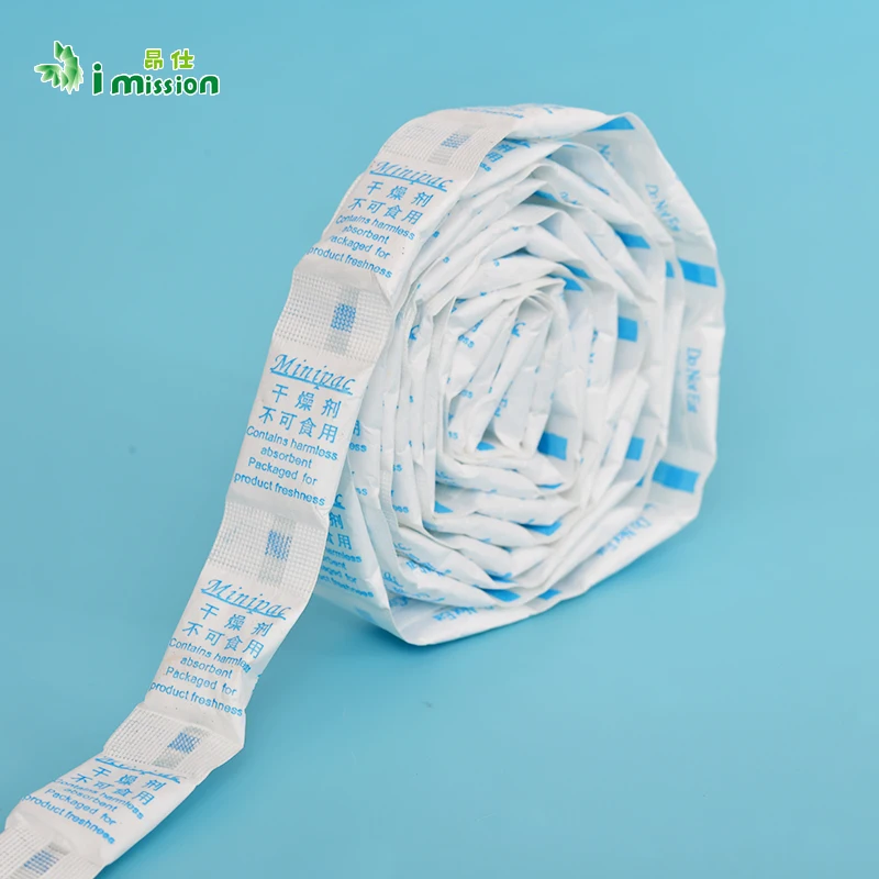 Wholesale factory Supply 1g 2gsuper dry Water Absorbent Moisture Proof food medicine use Silica Gel Desiccant with tyvek paper