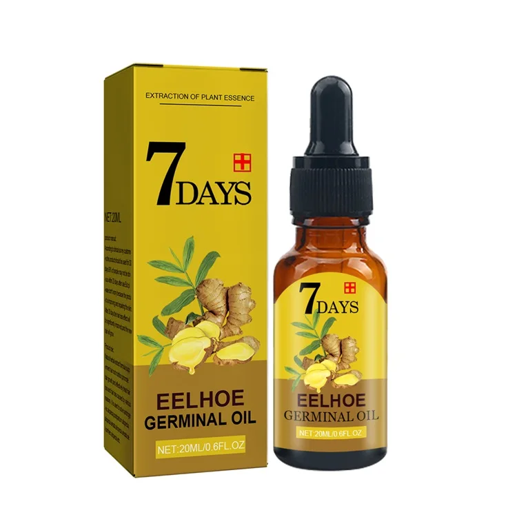 Hair Repairing Anti Loss Regrowth 7 day ginger germinal oil essences Scalp treatment Private Label Hair Growth Oil Serum