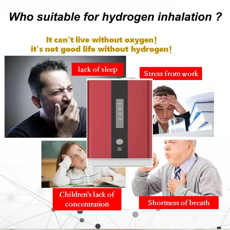 Purified water make hydrogen inhalation hydrogen gas generator 2022 new style hydrogen inhaler 150ml