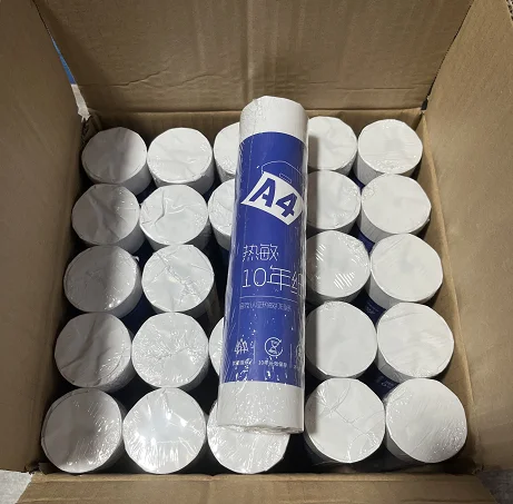 Juxing Factory Price A4 Size thermal printing paper Direct Thermal Paper Roll for A4 printer