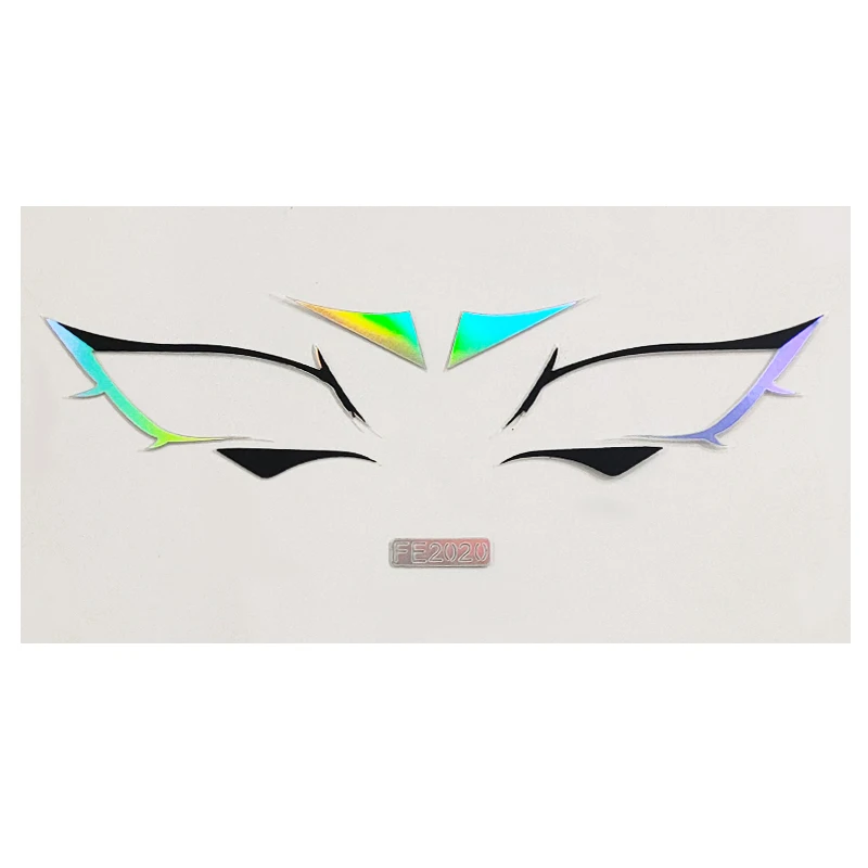 Cosplay Party Transparent Custom Glitter Laser Eyeliner Holographic Temporary Tattoos Eye Shadow Face Tattoo Temporary