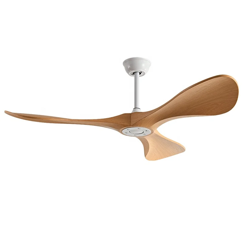 Ultimate Budget Nordic Style 52-Inch 3-Blade Retro Ceiling Fan with Remote Control & Silent BLDC Motor