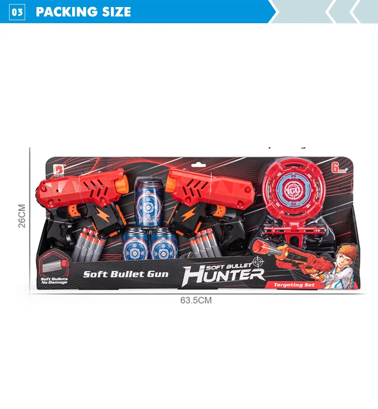 factory directly sale shooting fun soft bullet gun toy for kids