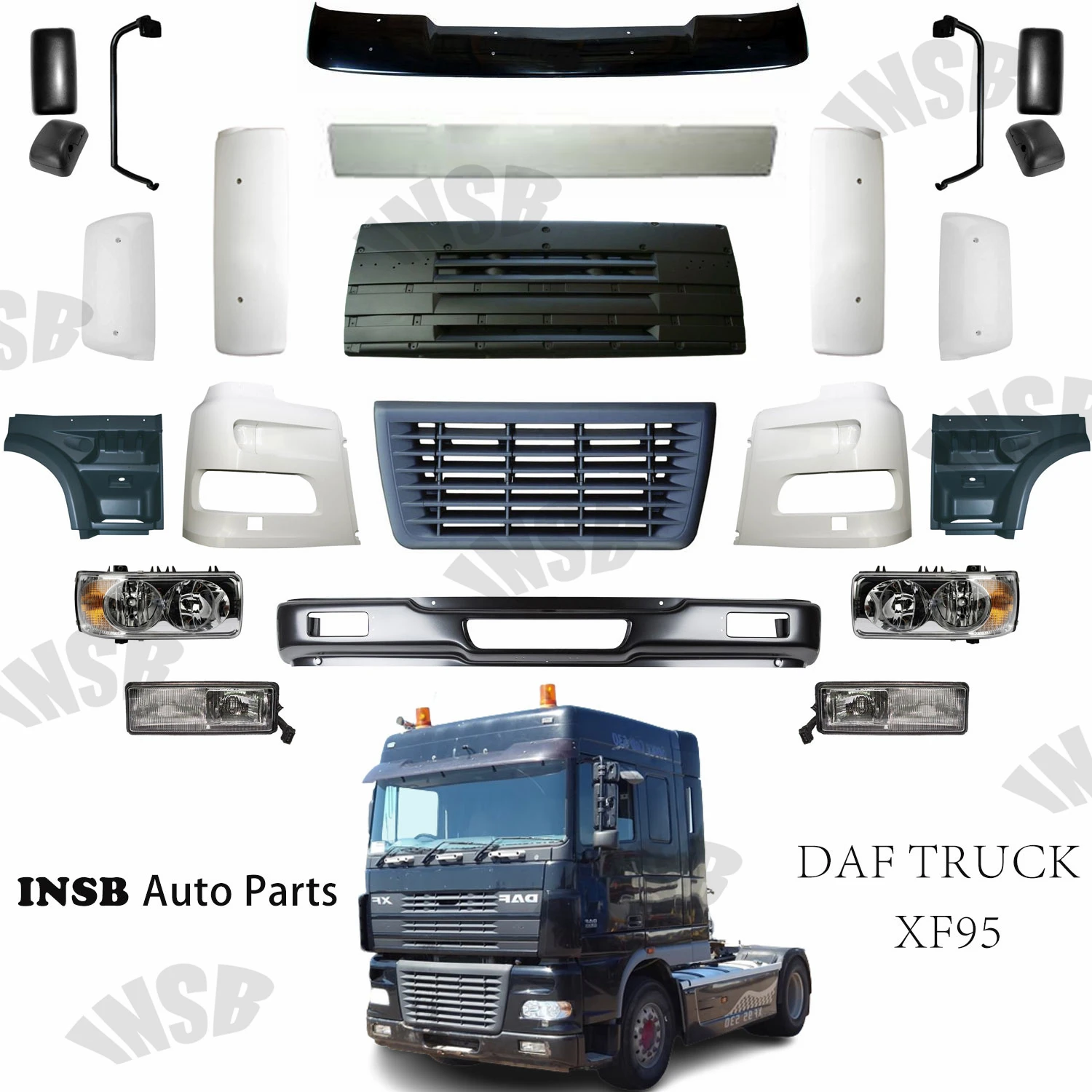 0097416 0097415 футов для DAF XF95 детали кузова Европейского грузовика