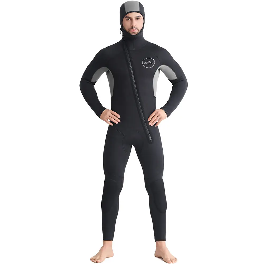 Wholesale Neoprene 3mm 5mm 7mm Open Cell Camo Wetsuit SBR CR Swim Scuba Spearfishing Diving Wet Suits With Hood For Men
