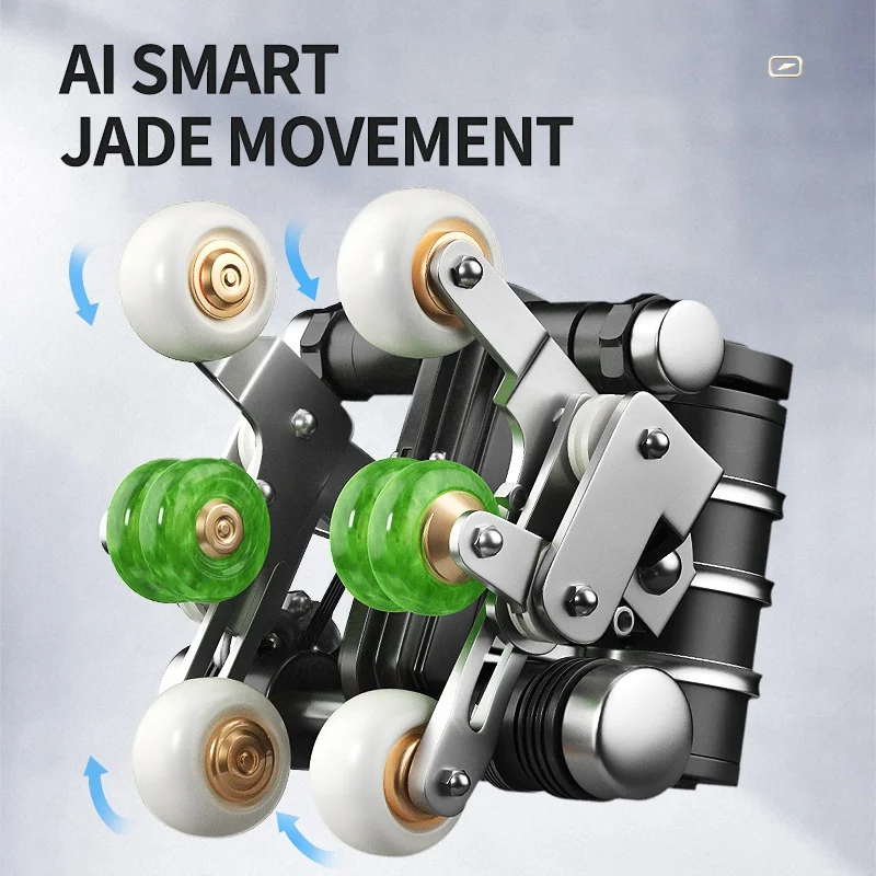 Leercon OEM Modern Genuine Leather Pro Yard Sleep Hood Massage Chair Stainless Steel Body 4d Massage Chair Zero Gravity SL Shape