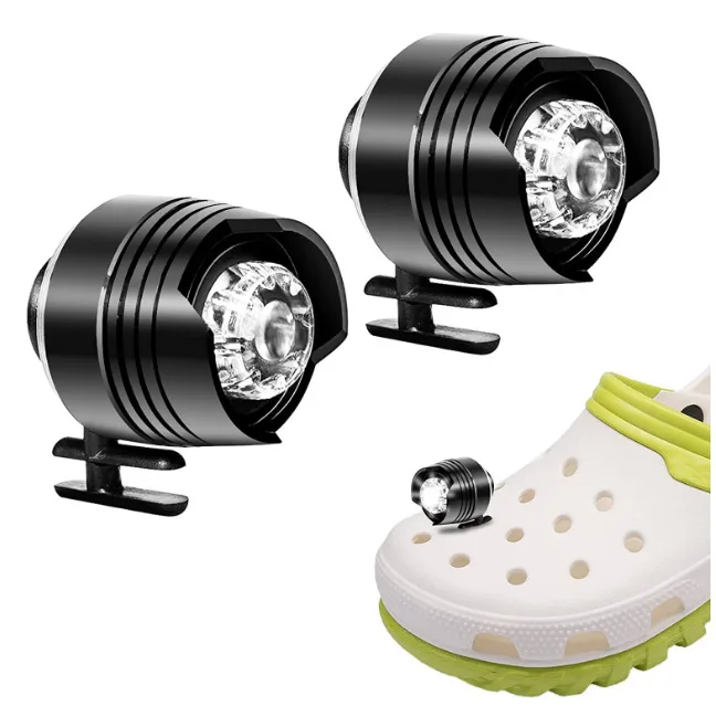 Wholesale Headlights For Hole Shoes Led Light For Waterproof Shoes Light Alligator Headlight For Croc Headlights