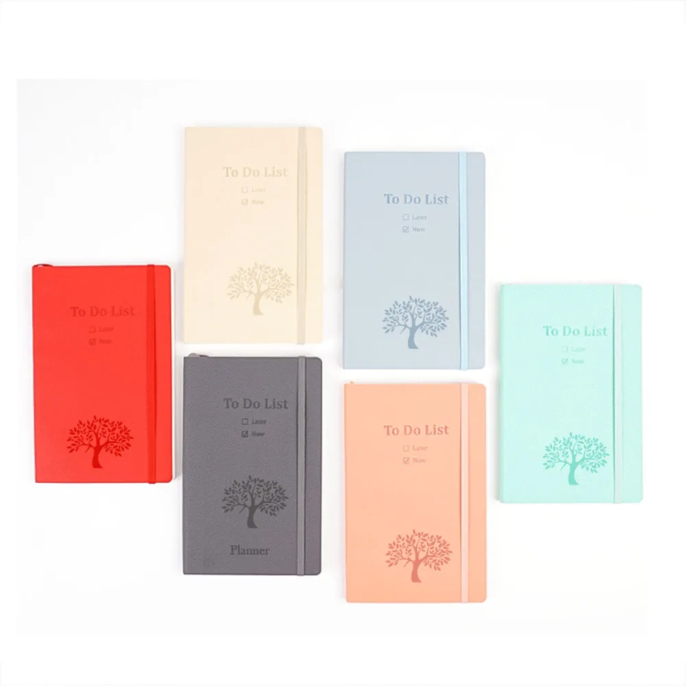 A5 A6 B5 Dotted Grid ruled lined 2025 Elastic band Hardcover Planner Notebook Journal