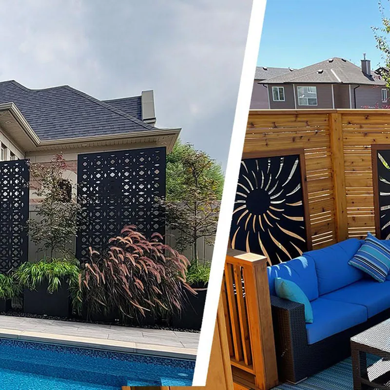 Metallic Fence Adjustable Accessories Aluminum Sheet Metal Fencing