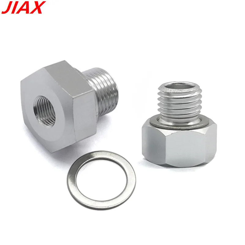 Aluminum M12x1.5 M16x1.5 Oil Pressure  Sensor Coolant Temperature Gauge Accessory Adapter For GM LS Series Engines