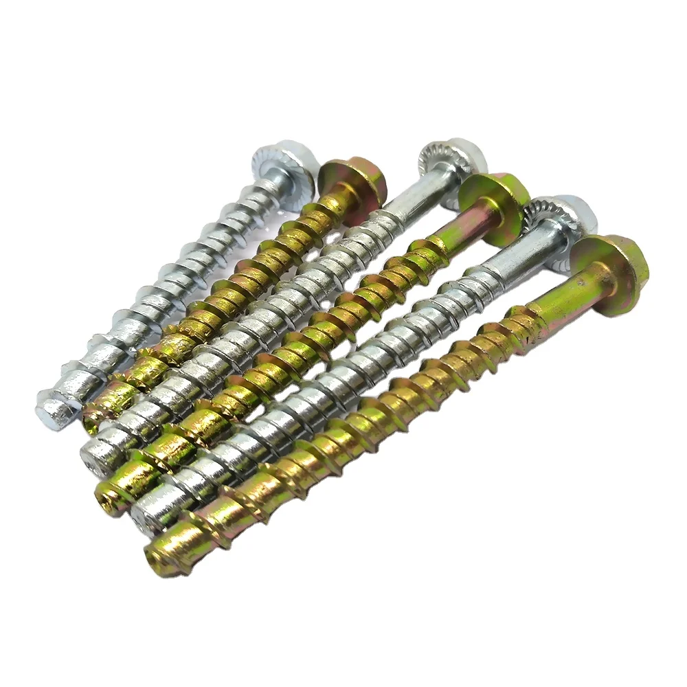 Flange Head Galvanized Concrete Masonry Concrete Screw Bolt Origin Type Inch Size Days ISO Delivery Place