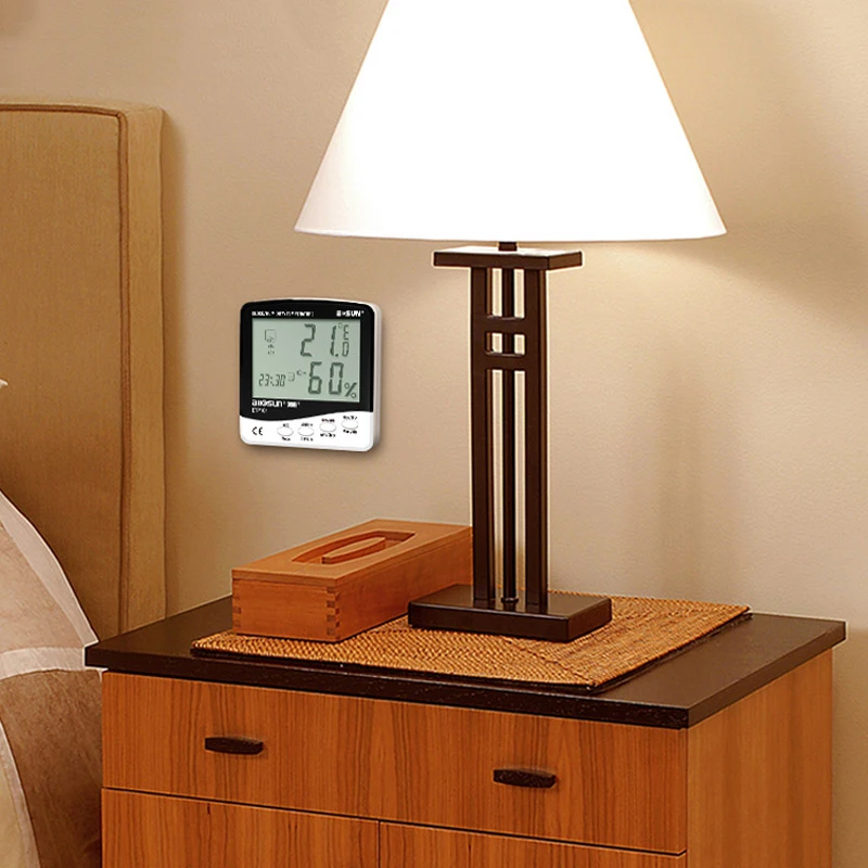 all-sun ETP101 Digital Thermo-hygrometer Dew-point Meter with Humidity Alarm thermometer Moisture meter