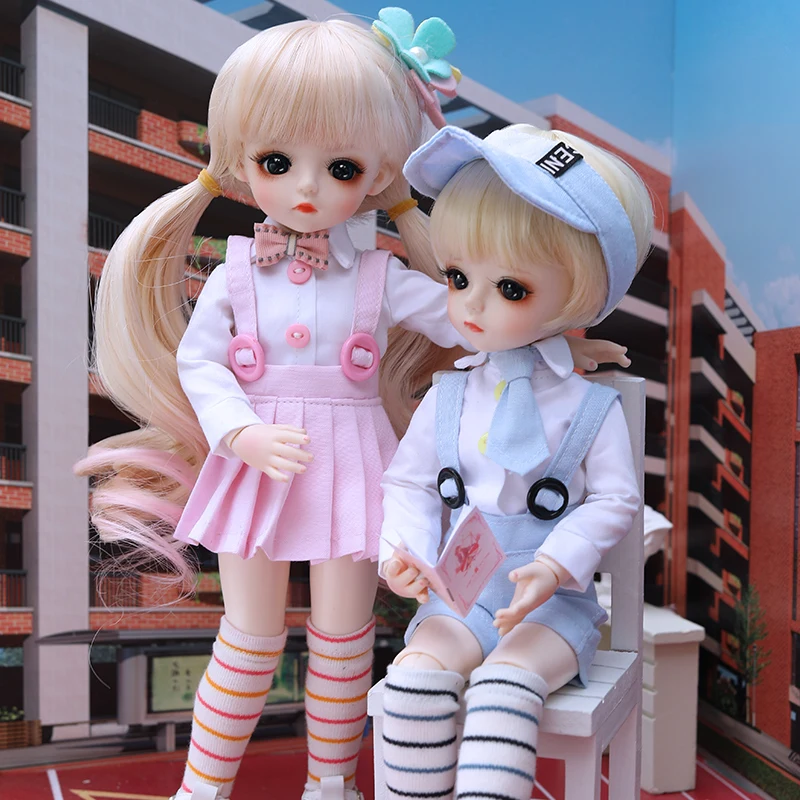 30cm Fashion Official Group wholesale doris bjd doll girls toys ball jointed doll bodies with custom doll dress best for gift