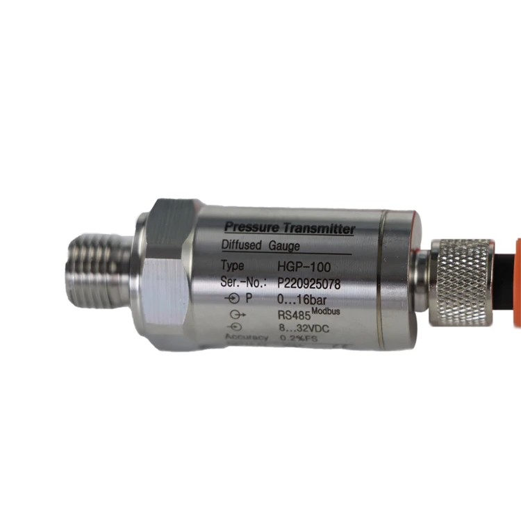 HGP-200 M12 0-5 Volt Absolute Pressure Measurement 10Bar Water Pressure Sensor 150 Psi Npt1/8