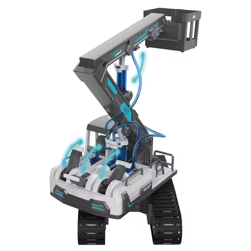 3 In 1 Steam Toy Hydraulic Power Engineering Vehicle Excavator Science Educational Stem Toy For Kids