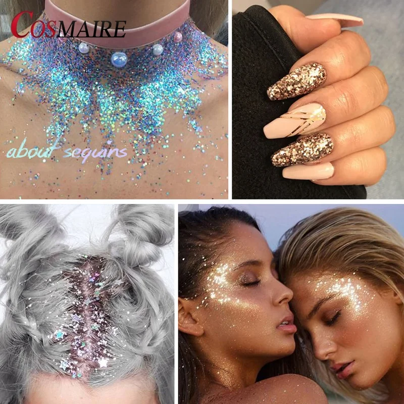 Colorful Loose Eye Glitter Pigment Wholesale Chunky Glitter for Eyeshadow