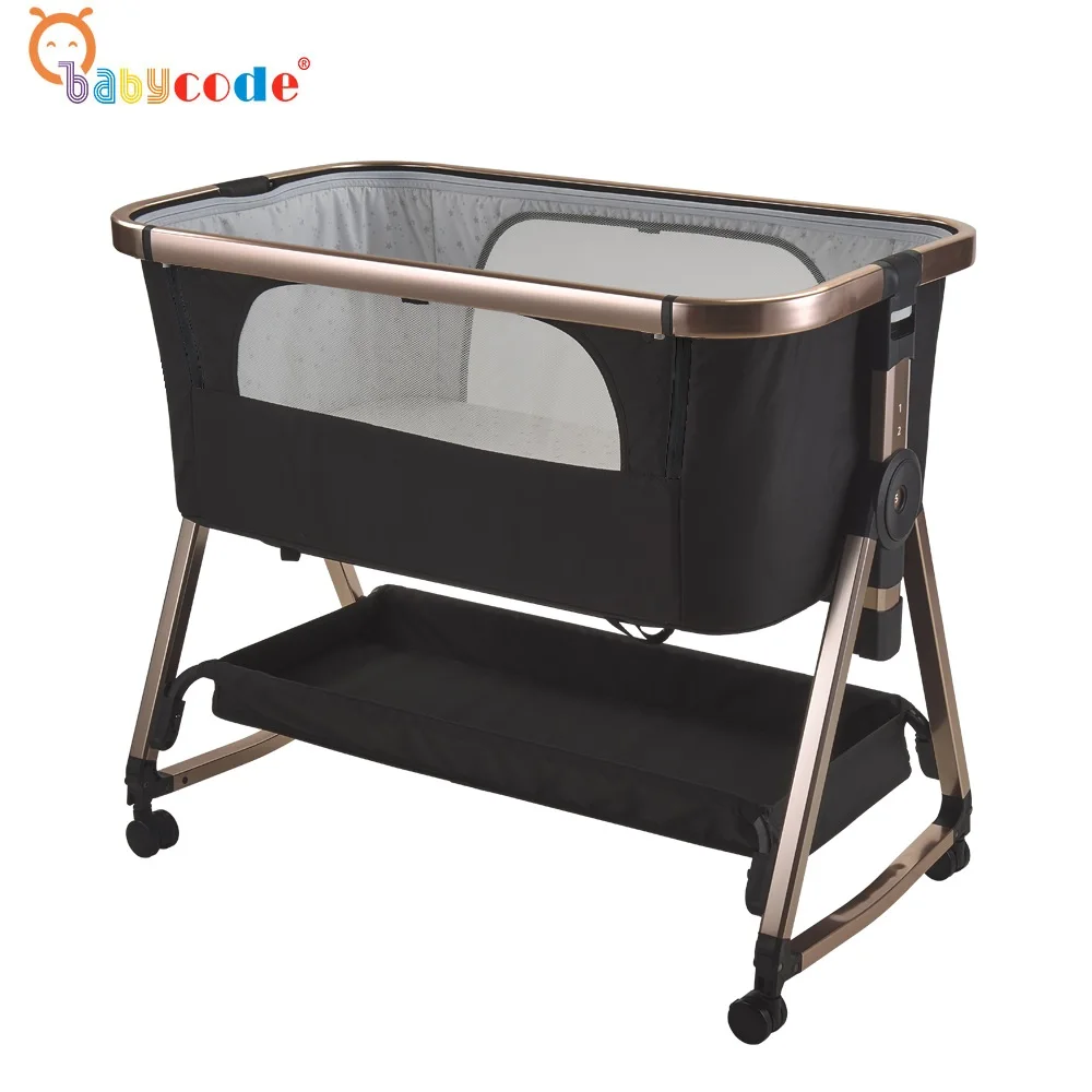 2021 Baby Code Portable/ Bed setting crib Baby bedding Bassinet Sleepers /Cradle/ wood look Baby Cribs